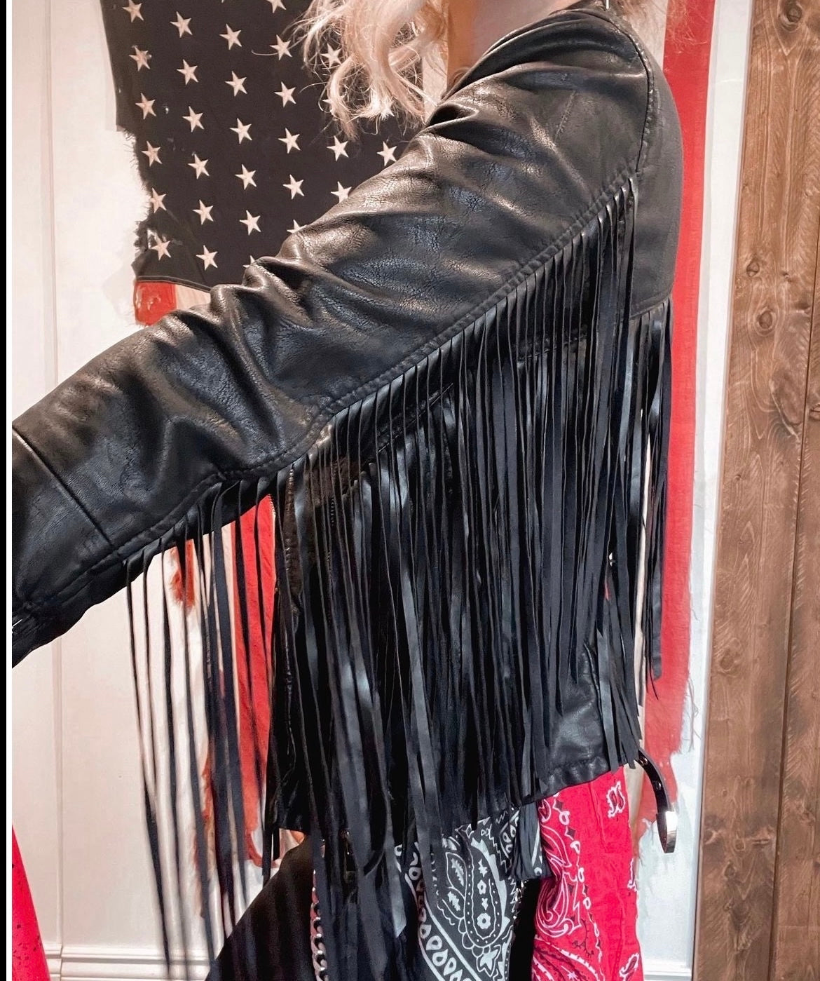 Lunatic Fringe Vegan Leather jacket